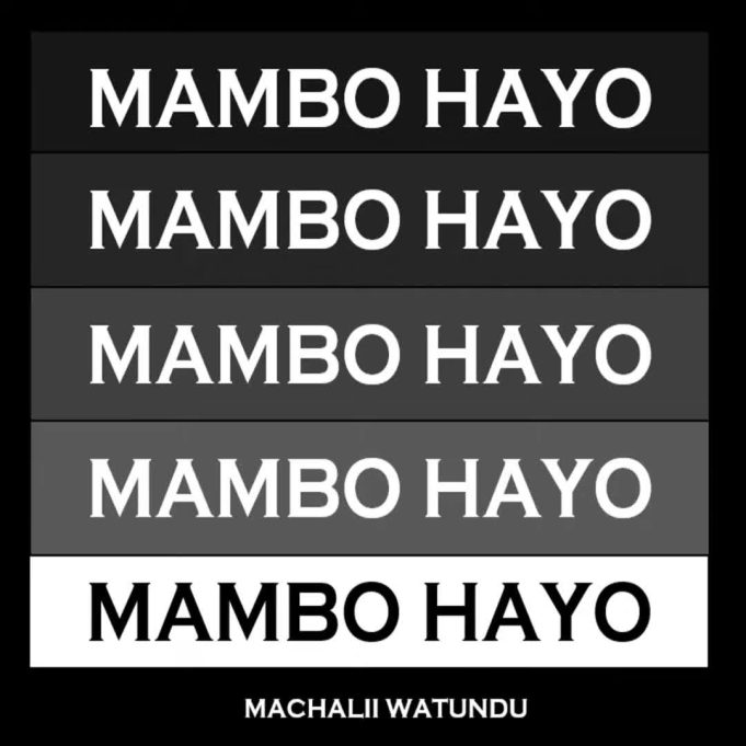 Download Audio | Machalii Watundu – Mambo Hayo