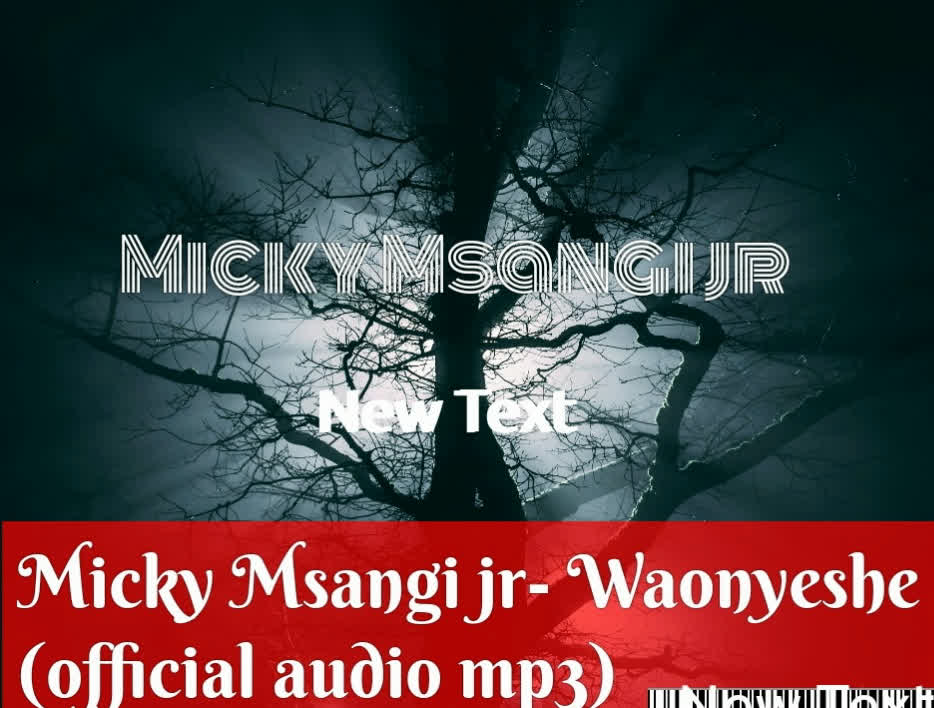 Music Audio : Micky Msangi jr – Waonyeshe | Download