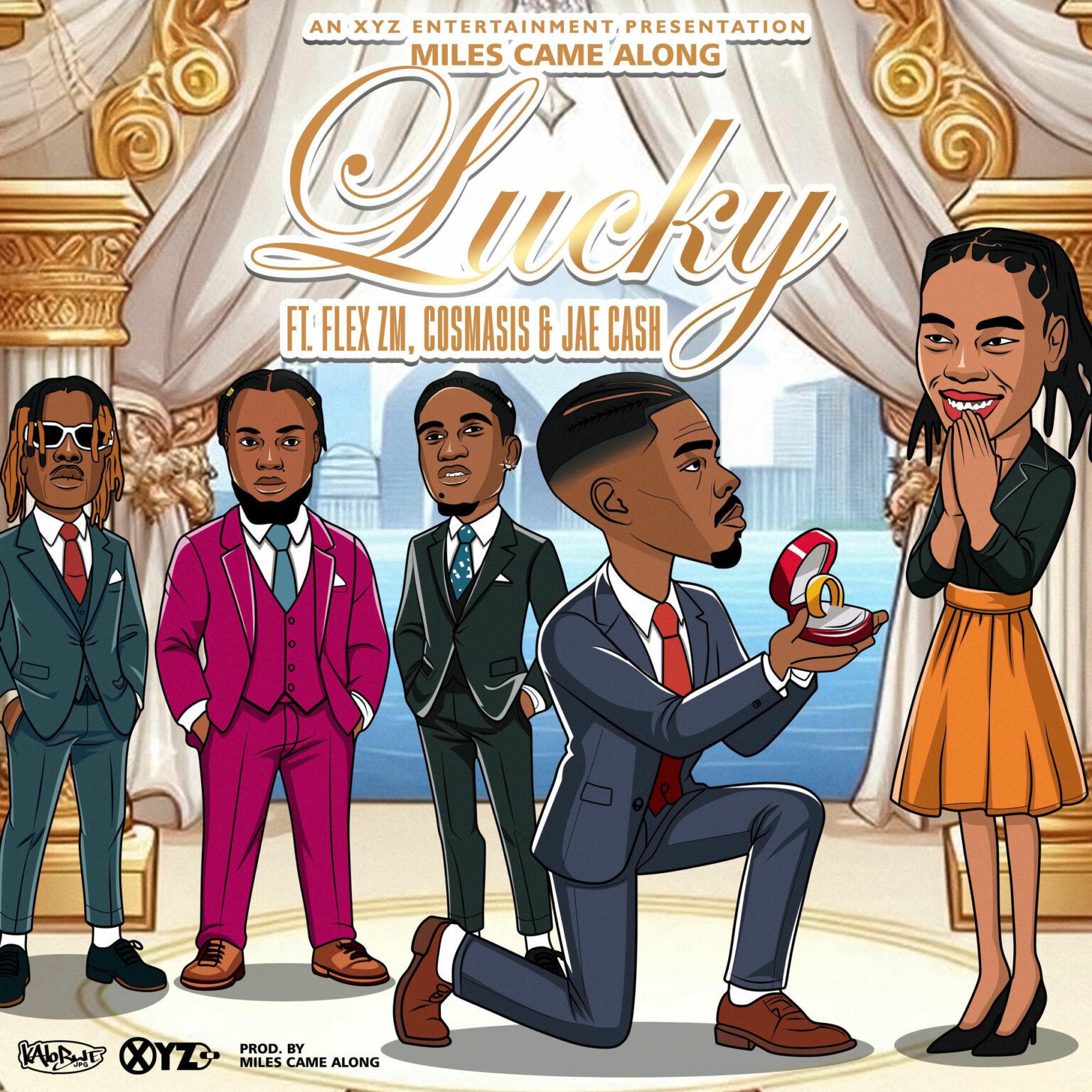Music Audio : Miles Came Along x Flex Zm, Jae Cash & Cosmasis – Lucky | Download